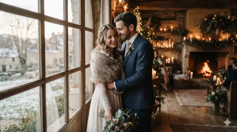 image du mariage en fevrier